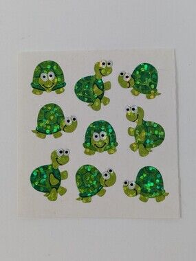 Sandylion Stickers Vintage Happy Turtles